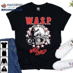 Wasp Wild Child World Tour Years Motor Tshirt
