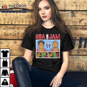Wizards Johnson And Sarr Nba Jam Tshirt
