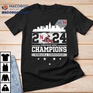 2024 Pinstripe Bowl Champions Nebraska Cornhuskers Shirt