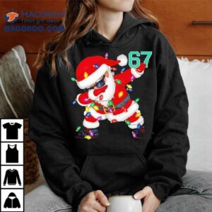 67 Six Seven Meme Brainrot Dabbing Santa Claus Costume Shirt