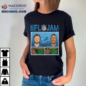 Aidan Hutchinson And Amon-ra St. Brown Detroit Lions Nfl Jam Shirt