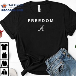 Alabama Crimson Tide X Charlie Kirk Freedom Logo Shirt