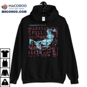 Alanis Morissette Jagged Little Pill Portrait Text T-shirt