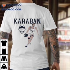 Alex Karaban Name Pose Uconn Huskies Basketball Men’s Shirt