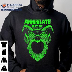 Annihilate Ice Neon Green Devil T-shirt