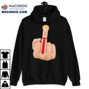 Anti Trump Middle Finger Graphic Shirt