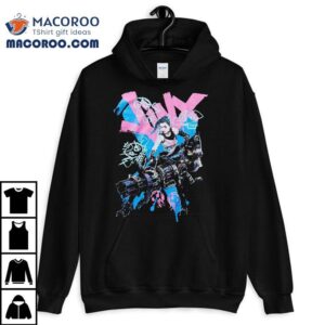 Arcane Jinx Graffiti Jumbo Graphic T-shirt Arcane Jinx Graffiti Jumbo Graphic T-shirt