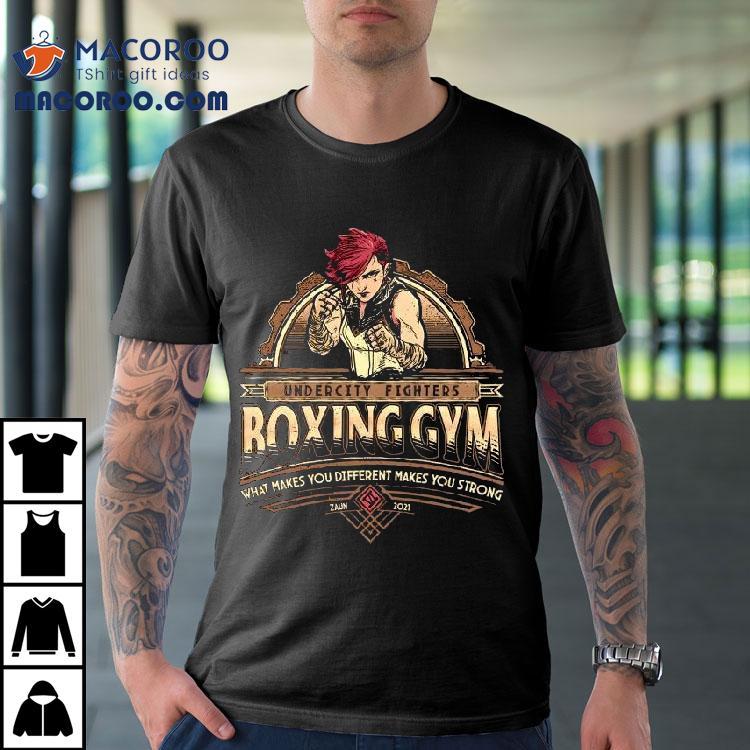 Arcane Vi Undercity Fighters Boxing Gym Character Shirt Arcane Vi Undercity Fighters Boxing Gym Character Shirt
