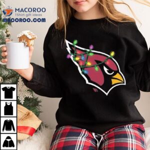 Arizona Cardinals Primary Logo Holiday Lights 2025 Shirt