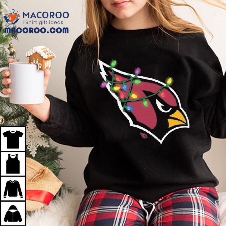 Arizona Cardinals Primary Logo Holiday Lights 2025 Shirt Arizona Cardinals Primary Logo Holiday Lights 2025 Shirt
