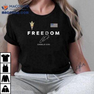 Arizona State Sun Devils X Charlie Kirk Freedom It’s All About Jesus Signature Shirt