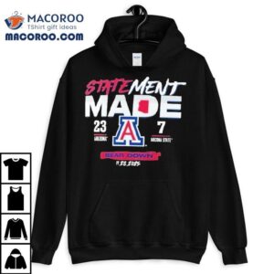 Arizona Wildcats Vs. Arizona State Sun Devils 2025 Statement Made Bear Down Shirt
