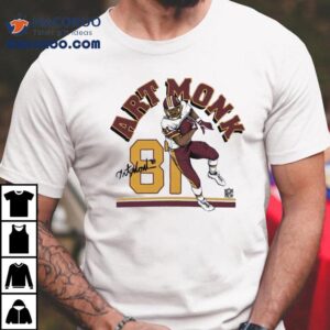 Art Monk Washington Commanders Retired Player Classic Shirt