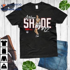 Ashlynn Shade #12 Uconn Huskies Women’s Basketball Caricature Shirt