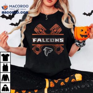 Atlanta Falcons X Born To Ride Motor Skull Shirt