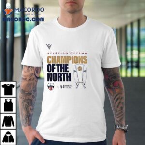 Atltico Ottawa Champions Of The North Logo Shirt