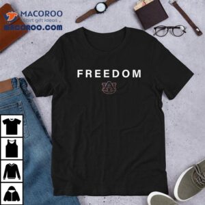 Auburn Tigers X Charlie Kirk Freedom Logo Tshirt