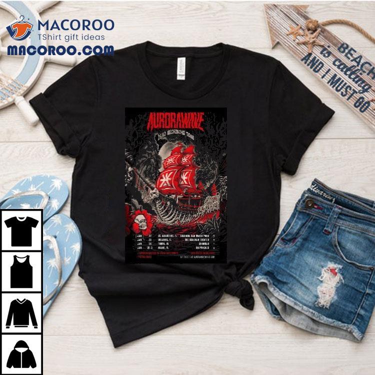 Aurorawave Dead Reckoning Tour January 2026 Shirt Aurorawave Dead Reckoning Tour January 2026 Shirt