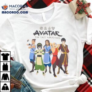 Avatar The Last Airbender Team Avatar Group T-shirt