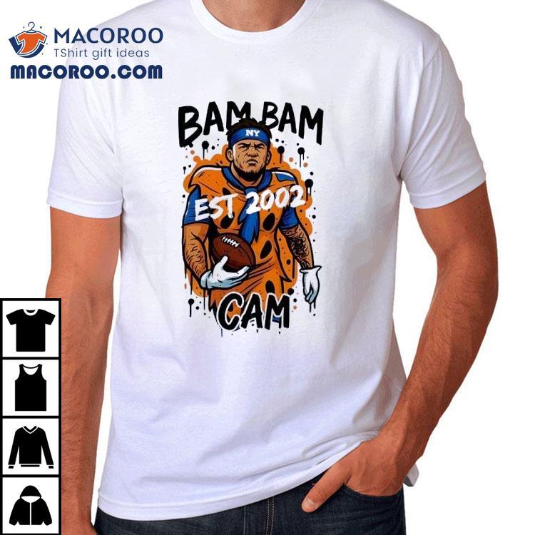 Bam Bam Cameron Skattebo New York Giants Football Est 2002 Shirt Bam Bam Cameron Skattebo New York Giants Football Est 2002 Shirt