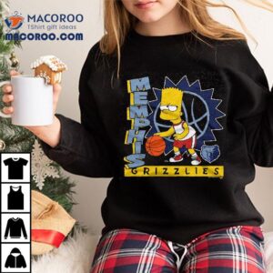 Bart Simpson Playing Basketball Memphis Grizzlies T-shirt Bart Simpson Playing Basketball Memphis Grizzlies T-shirt