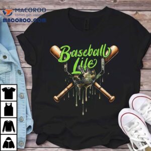 Baseball Life Drip Ice Cream T-shirt