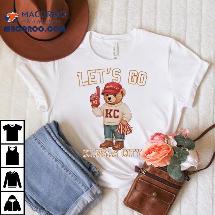 Bear Mascot Let’s Go Kansas City Chiefs Football Shirt Bear Mascot Let’s Go Kansas City Chiefs Football Shirt