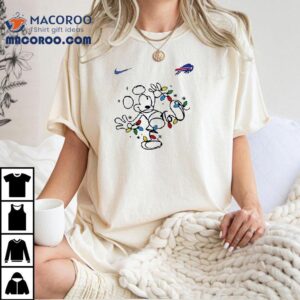 Bufalo Bills X Mickey Mouse Believe In The Magic Of Christmas Shirt Bufalo Bills X Mickey Mouse Believe In The Magic Of Christmas Shirt