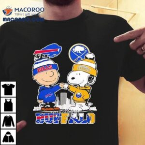 Buffalo Bills And Sabres X Snoopy Charlie Brown Tshirt