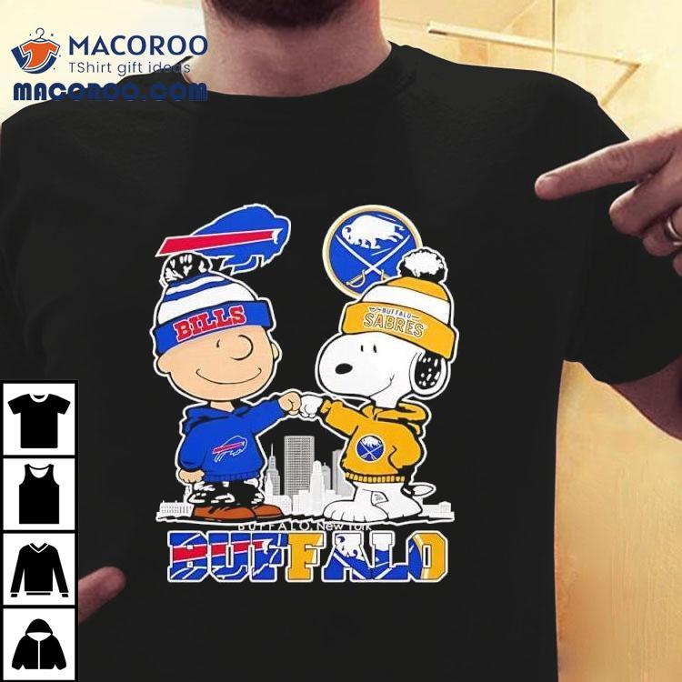 Buffalo Bills And Sabres X Snoopy Charlie Brown Shirt Buffalo Bills And Sabres X Snoopy Charlie Brown Shirt