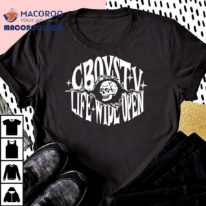 Cboystv Life Wide Open Militia Skull Shirt