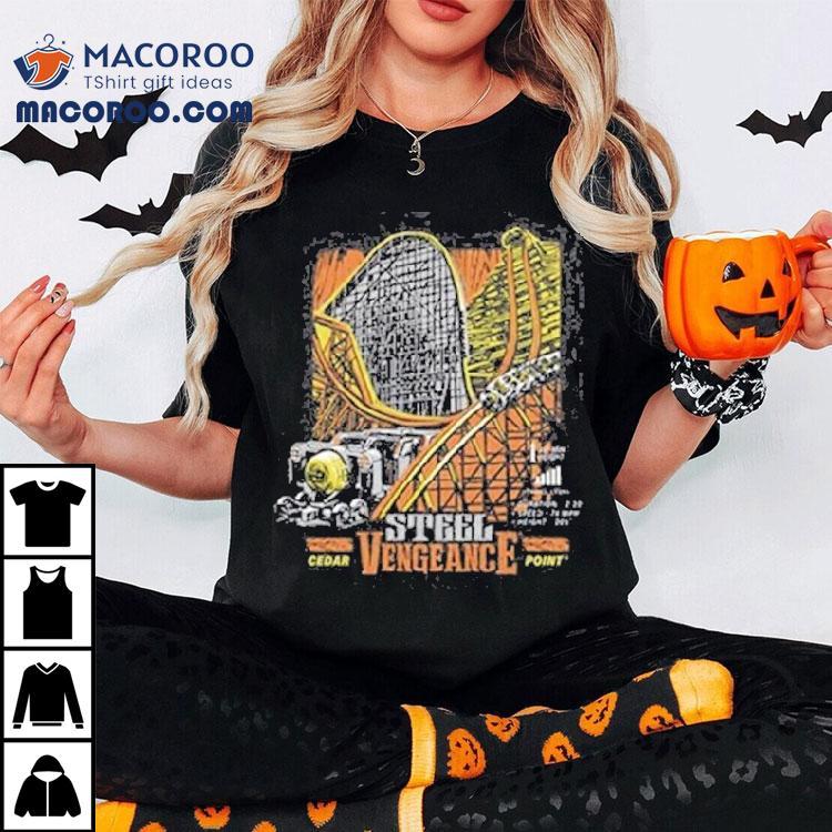 Cedar Point Sl Vengeance Coaster Stamp Shirt Cedar Point Sl Vengeance Coaster Stamp Shirt