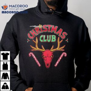 Christmas Club Edgy Graphic Design Shirt