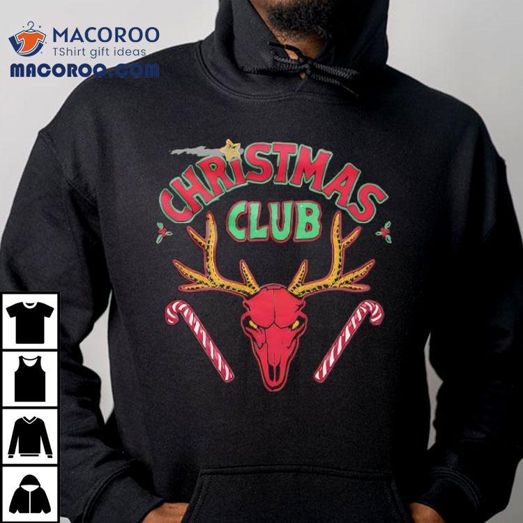 Christmas Club Edgy Graphic Design Shirt Christmas Club Edgy Graphic Design Shirt