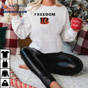Cincinnati Bengals X Charlie Kirk Freedom Logo Shirt