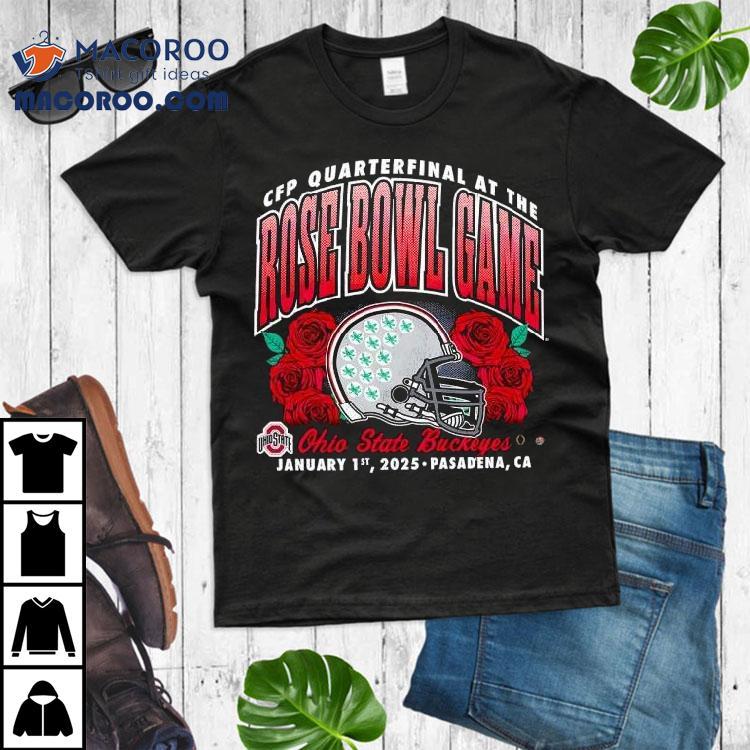 College Football Playoff 2025 Ohio State Buckeyes Rose Bowl Game Bound Shirt College Football Playoff 2025 Ohio State Buckeyes Rose Bowl Game Bound Shirt