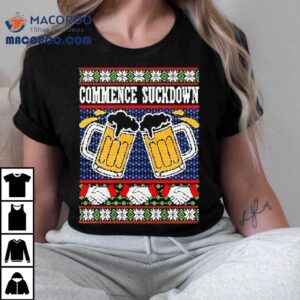 Commence Suckdown Ugly Christmas Shirt Commence Suckdown Ugly Christmas Shirt