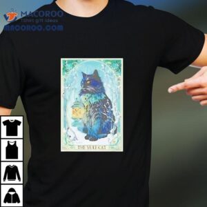 Creepmas The Yule Cat Tarot Card Dark Christmas Shirt