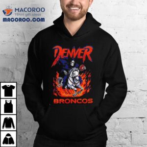 Denver Broncos X Grim Reaper Skeleton Horse Shirt