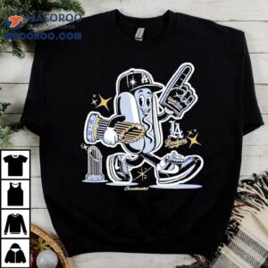 Dodger Dog Hot Dog X Los Angeles Dodgers World Series Win Shirt