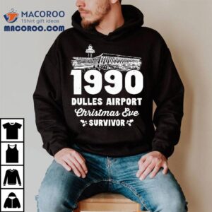Dulles Airport Christmas Eve Survivor 1990 Vintage Shirt