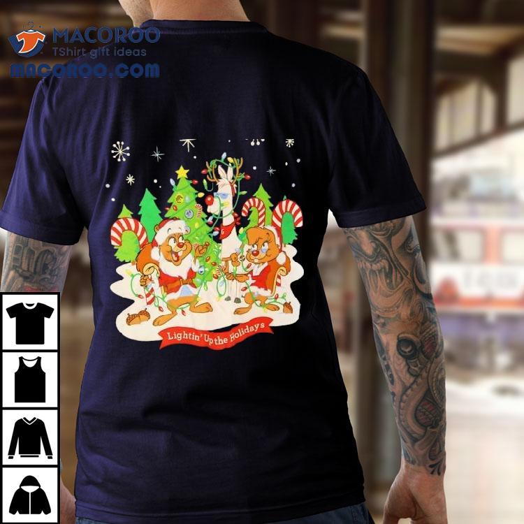 Earl The Squirrel Lightin’ Up The Holidays Christmas Shirt Earl The Squirrel Lightin’ Up The Holidays Christmas Shirt