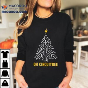 Electrician Christmas Tree Oh Circuitree Shirt
