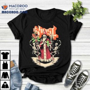 Ghost Skeleton Saint Christmas Shirt
