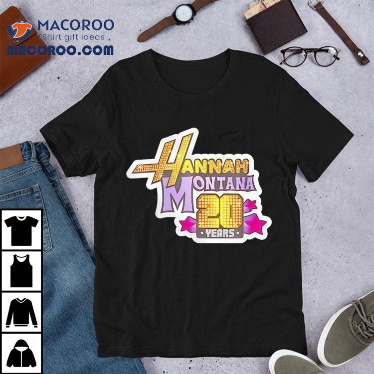 Hannah Montana 20 Years Logo Shirt Hannah Montana 20 Years Logo Shirt