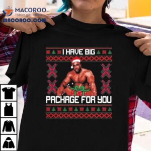 I Have A Big Package For You Jumper Merry Christmas 2025 Shirt