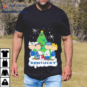 Kentucky Wildcats Football Peanuts Snoopy Christmas Shirt
