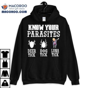 Know Your Parasites Anti Trump Dabbing Deer Tick Dog Tick Luna Tick Shirt