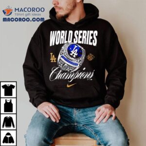 Los Angeles Dodgers Nike World Series Champions Ring Tshirt