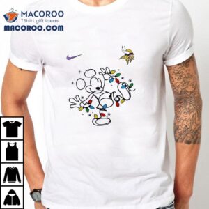 Minnesota Vikings X Mickey Mouse Believe In The Magic Of Christmas Shirt